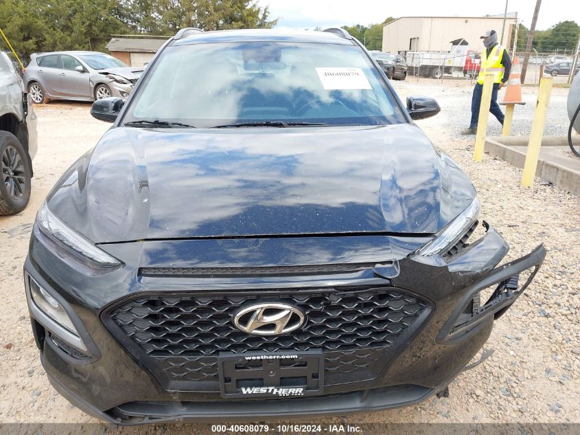 2021 Hyundai Kona Sel VIN: KM8K2CAA1MU706643 Lot: 40608079