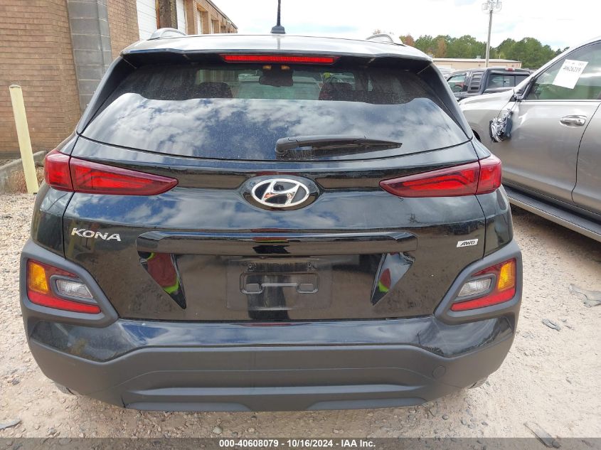 2021 Hyundai Kona Sel VIN: KM8K2CAA1MU706643 Lot: 40608079