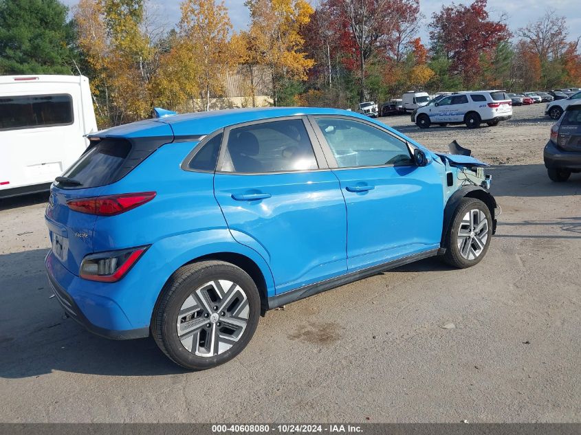 2022 Hyundai Kona Electric Limited VIN: KM8K53AG8NU150389 Lot: 40608080