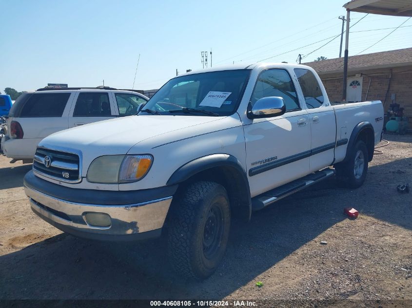 2002 Toyota Tundra Sr5 V8 VIN: 5TBRT34152S325738 Lot: 40608105