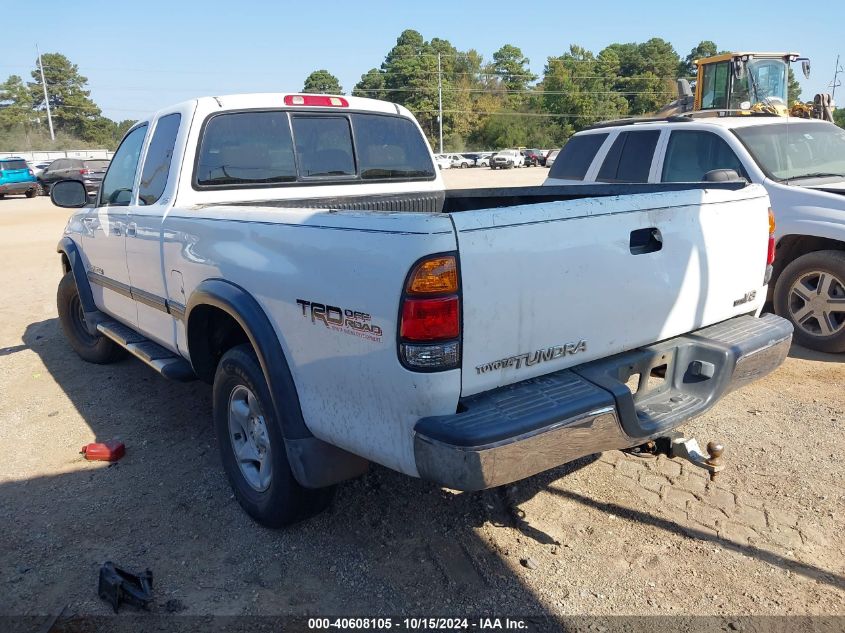 2002 Toyota Tundra Sr5 V8 VIN: 5TBRT34152S325738 Lot: 40608105