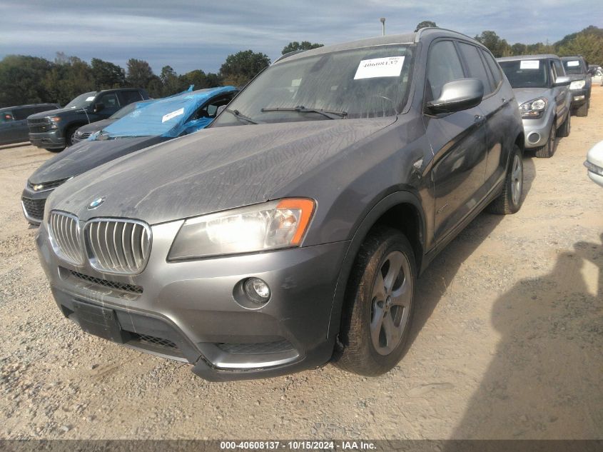 2011 BMW X3 xDrive28I VIN: 5UXWX5C53BL710827 Lot: 40608137