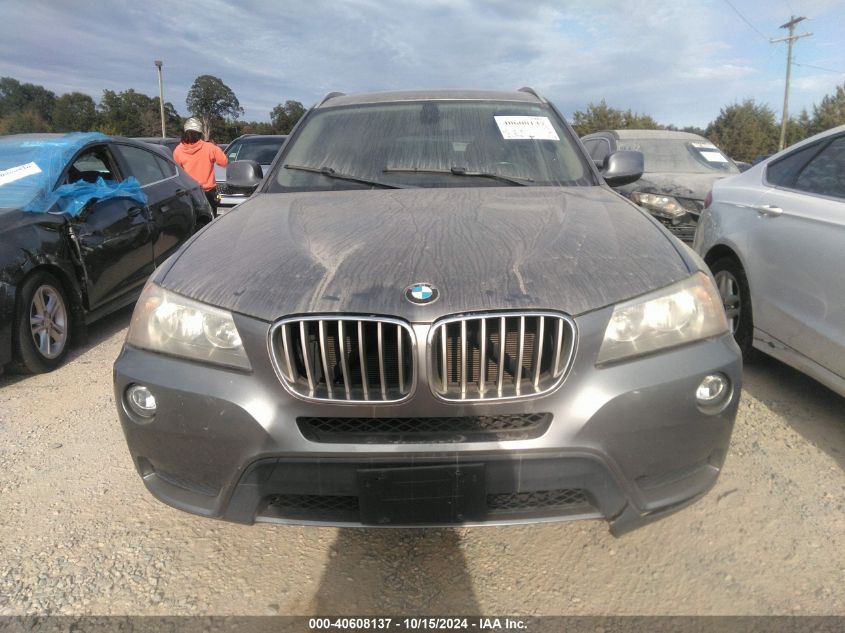 2011 BMW X3 xDrive28I VIN: 5UXWX5C53BL710827 Lot: 40608137