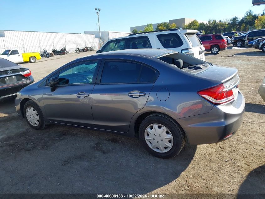 2014 Honda Civic Lx VIN: 19XFB2F55EE254952 Lot: 40608138