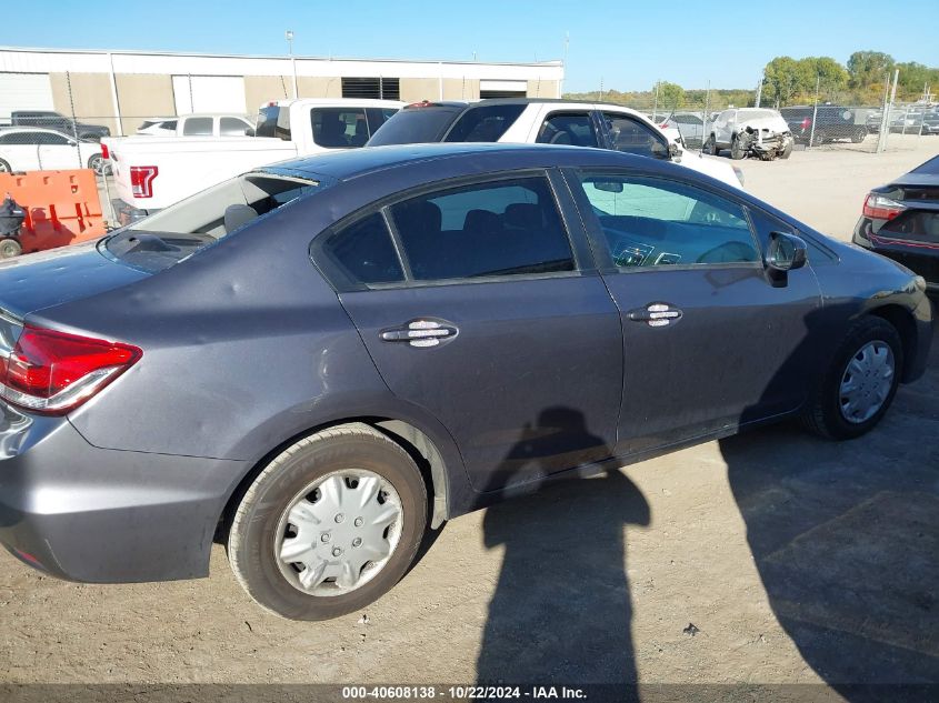 2014 Honda Civic Lx VIN: 19XFB2F55EE254952 Lot: 40608138