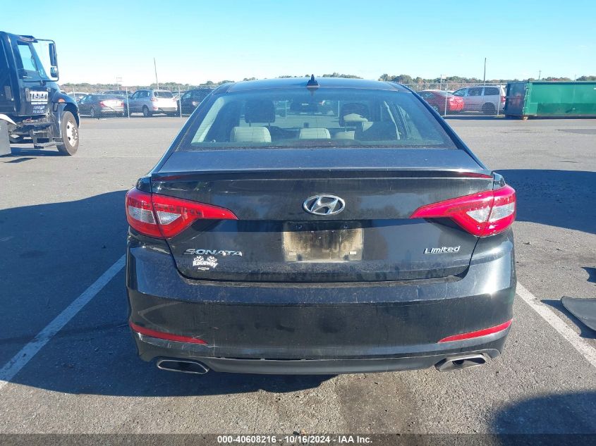 2015 Hyundai Sonata Limited VIN: 5NPE34AF4FH057823 Lot: 40608216