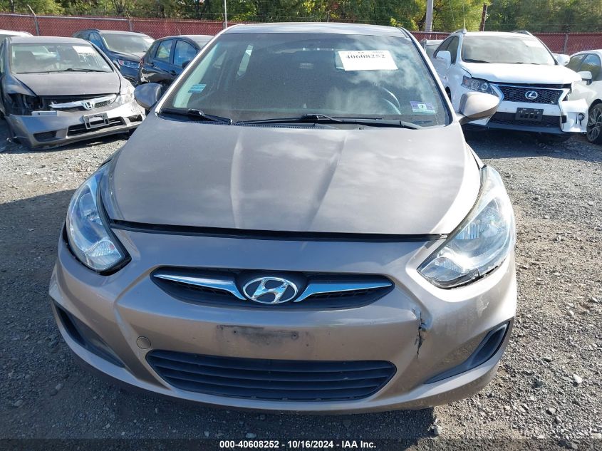 2013 Hyundai Accent Gs VIN: KMHCT5AE9DU087273 Lot: 40608252