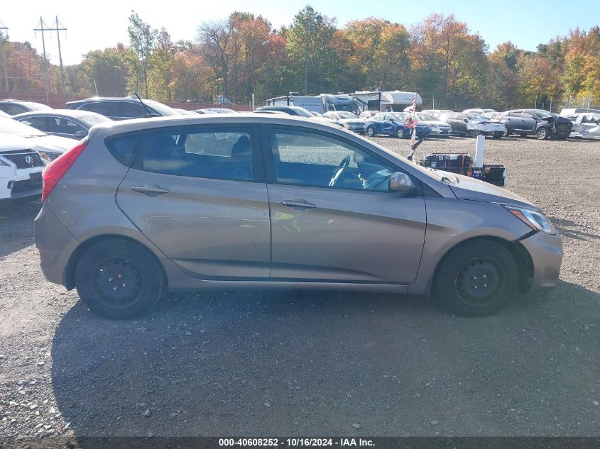 2013 Hyundai Accent Gs VIN: KMHCT5AE9DU087273 Lot: 40608252