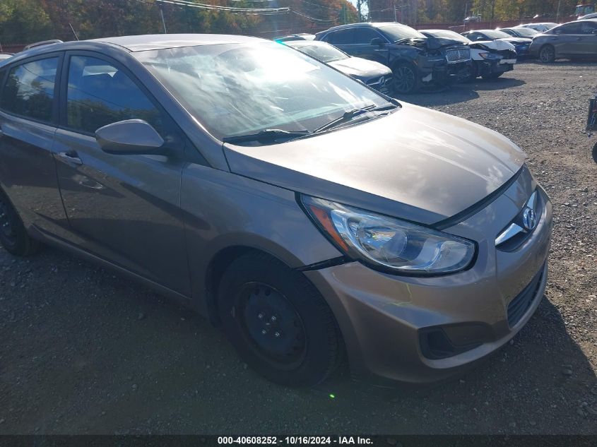 2013 Hyundai Accent Gs VIN: KMHCT5AE9DU087273 Lot: 40608252