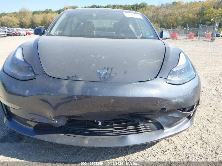 2022 Tesla Model 3 Long Range Dual Motor All-Wheel Drive VIN: 5YJ3E1EB0NF338344 Lot: 40608259