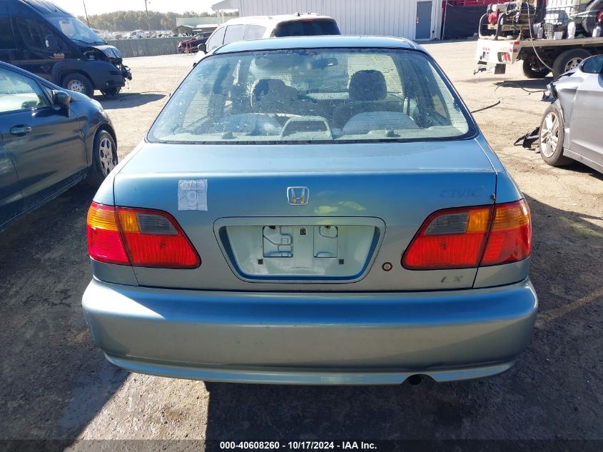 2000 Honda Civic Lx VIN: 1HGEJ6670YL036034 Lot: 40608260