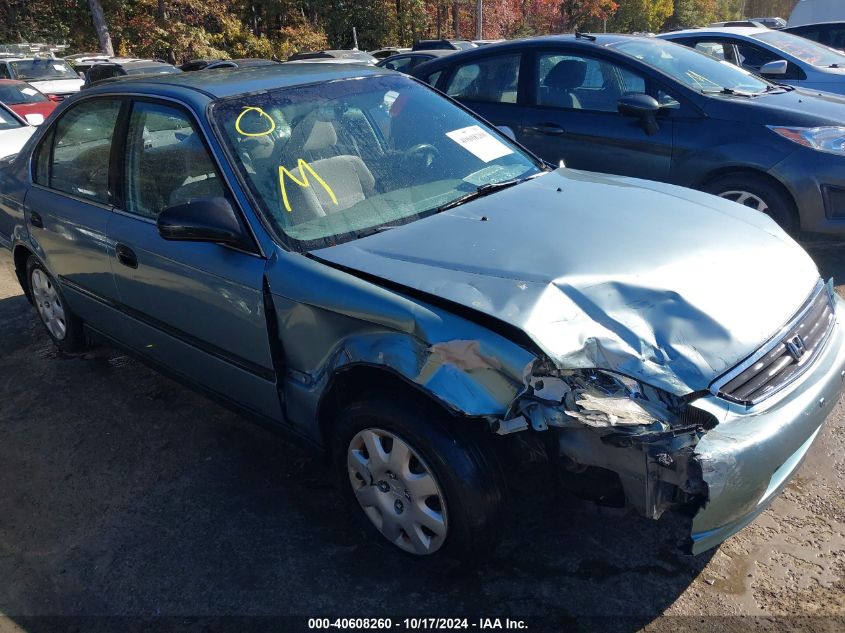 2000 Honda Civic Lx VIN: 1HGEJ6670YL036034 Lot: 40608260