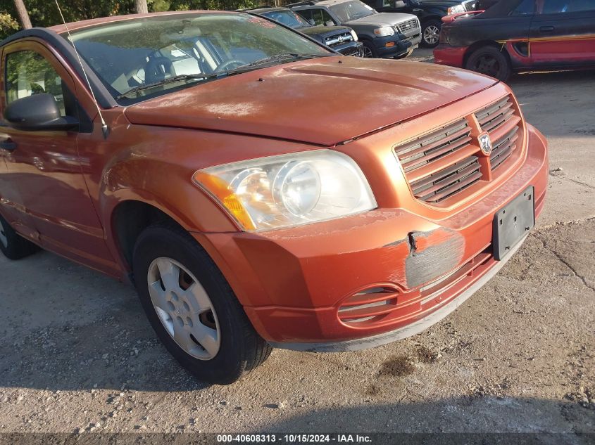 2007 Dodge Caliber VIN: 1B3HB28B07D595239 Lot: 40608313