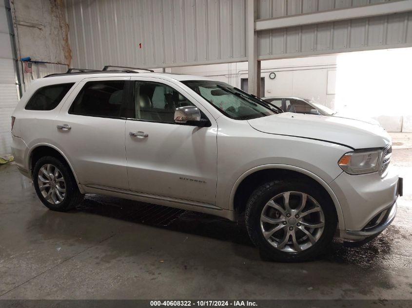 2017 Dodge Durango Citadel Awd VIN: 1C4SDJET5HC716697 Lot: 40608322