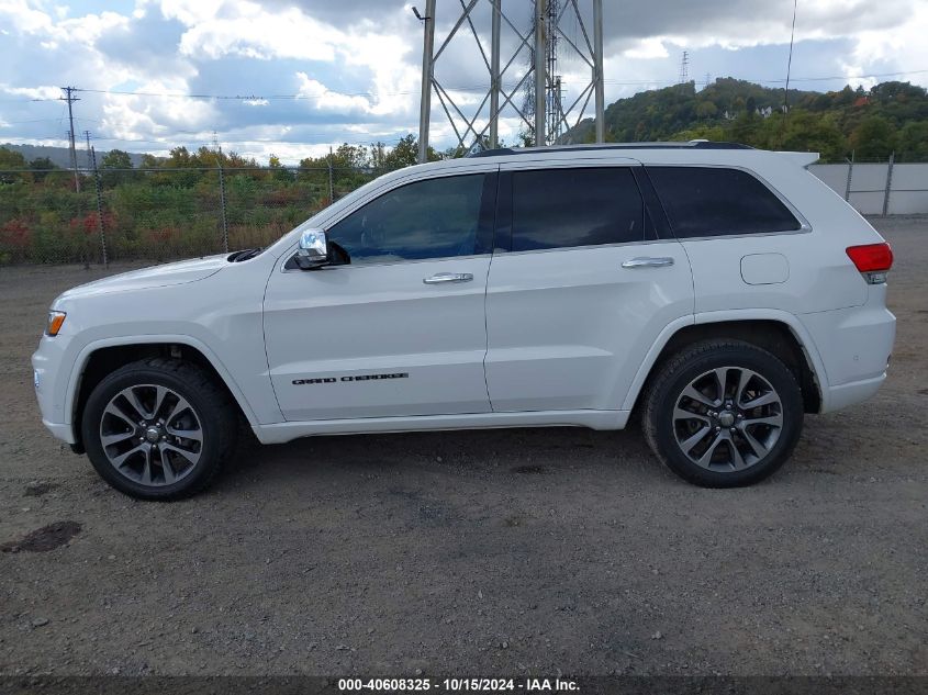 2018 Jeep Grand Cherokee Overland 4X4 VIN: 1C4RJFCG4JC250549 Lot: 40608325