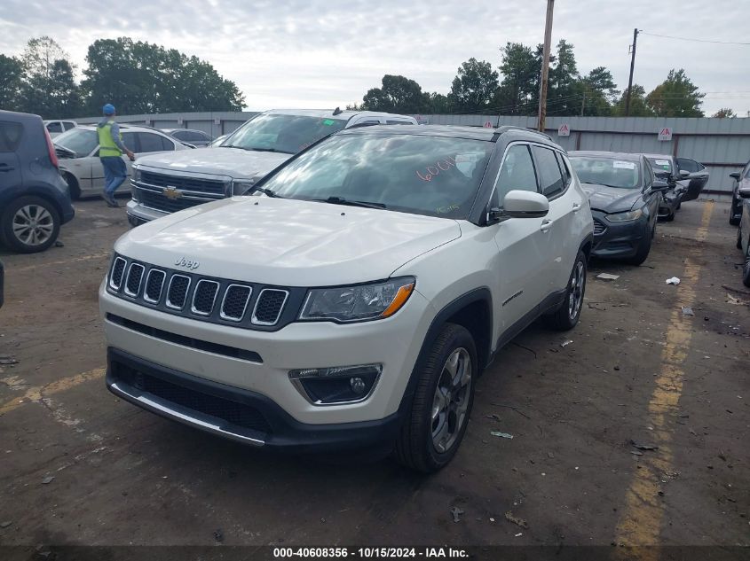 2021 Jeep Compass Limited 4X4 VIN: 3C4NJDCB9MC600161 Lot: 40608356