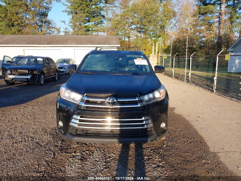 2019 Toyota Highlander Limited Platinum VIN: 5TDDZRFH6KS735090 Lot: 40608381