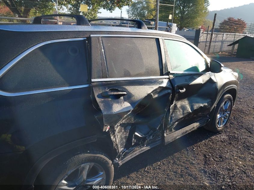 2019 Toyota Highlander Limited Platinum VIN: 5TDDZRFH6KS735090 Lot: 40608381