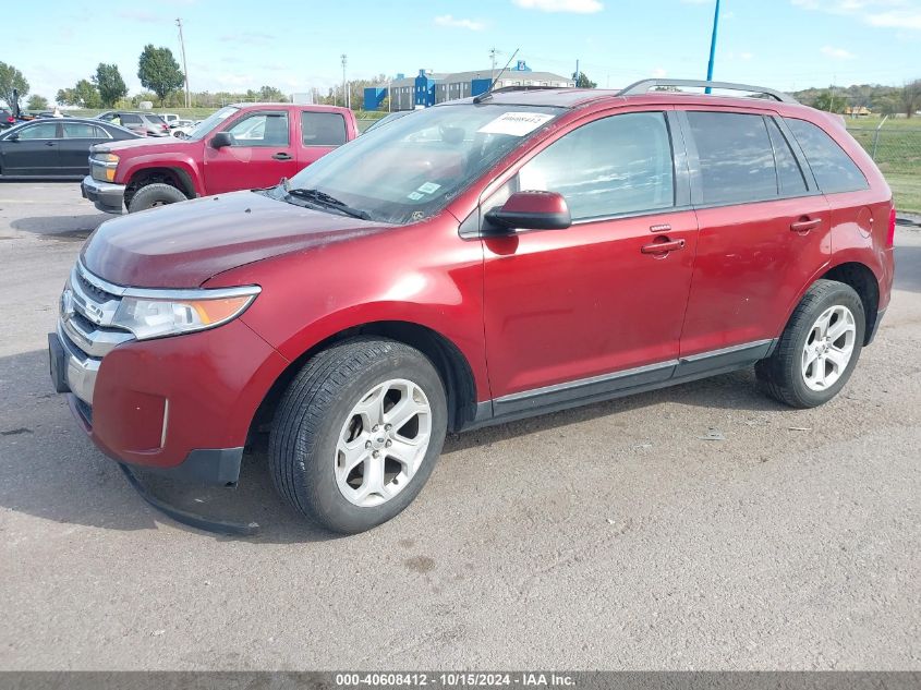 2014 Ford Edge Sel VIN: 2FMDK4JC3EBA72212 Lot: 40608412