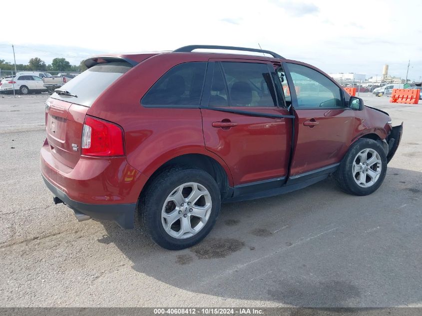 2014 Ford Edge Sel VIN: 2FMDK4JC3EBA72212 Lot: 40608412