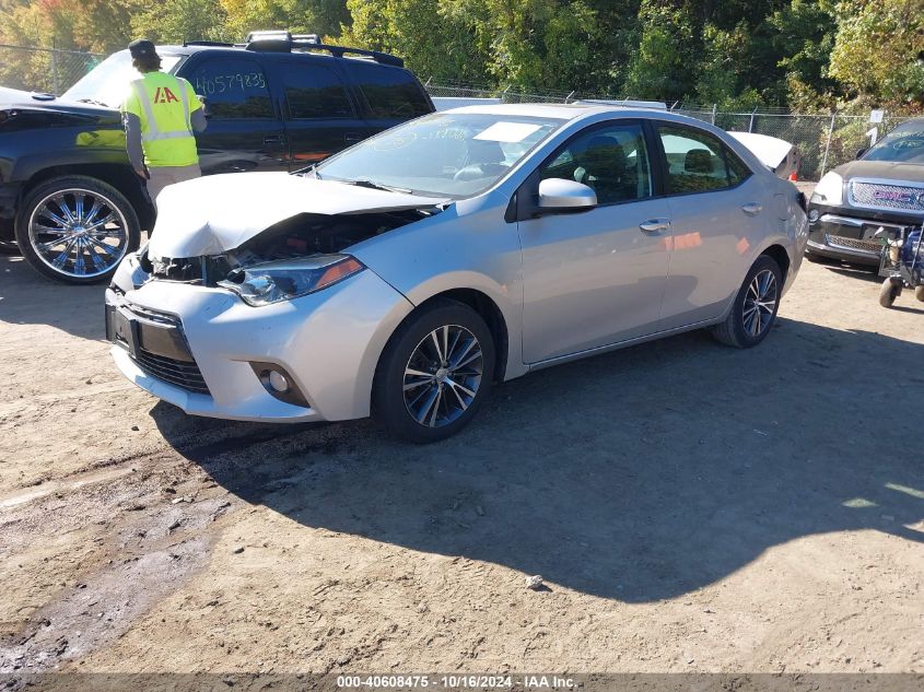 2016 Toyota Corolla Le Premium VIN: 2T1BURHE0GC667393 Lot: 40608475