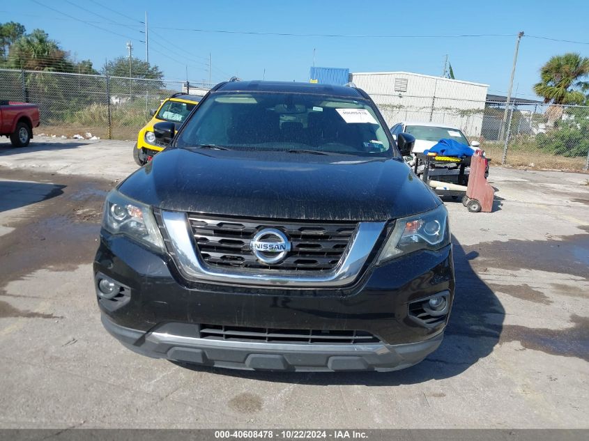 2018 Nissan Pathfinder Sv VIN: 5N1DR2MM1JC607813 Lot: 40608478