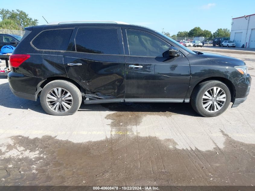 2018 Nissan Pathfinder Sv VIN: 5N1DR2MM1JC607813 Lot: 40608478