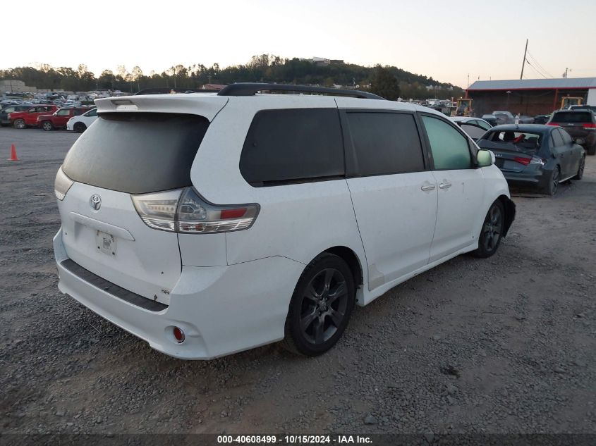 VIN 5TDXK3DC6GS718898 2016 Toyota Sienna, SE no.4