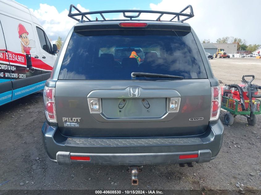 2006 Honda Pilot Lx VIN: 2HKYF18146H555579 Lot: 40608530