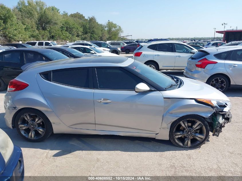 2017 Hyundai Veloster Value Edition VIN: KMHTC6AD1HU318895 Lot: 40608552