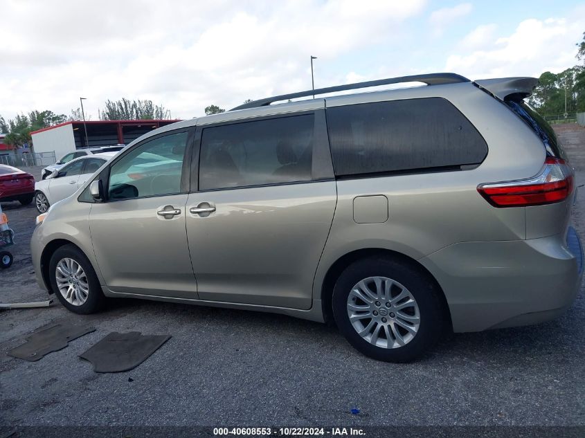 2017 Toyota Sienna Xle 8 Passenger VIN: 5TDYZ3DC4HS832531 Lot: 40608553