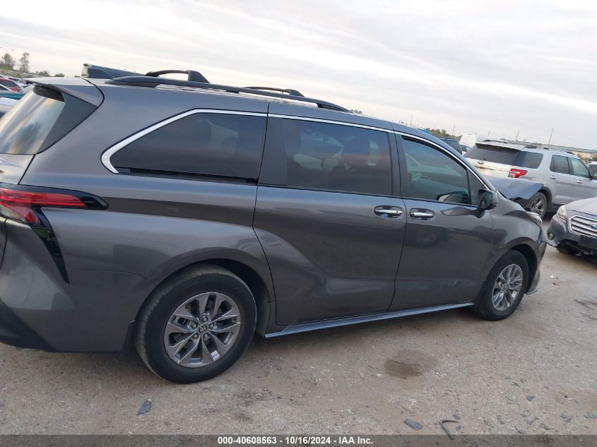 2022 Toyota Sienna Xle VIN: 5TDYRKEC3NSNS1326 Lot: 40608563