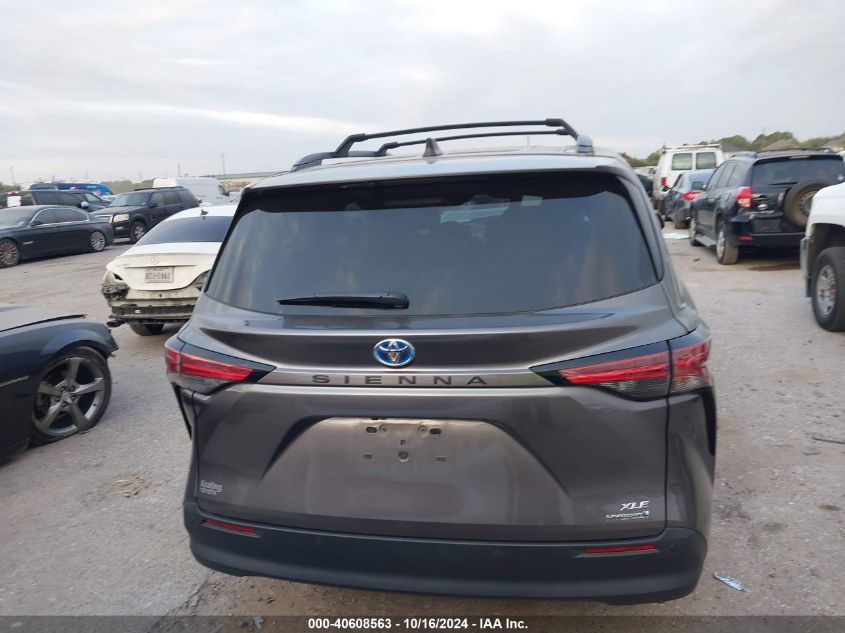 2022 Toyota Sienna Xle VIN: 5TDYRKEC3NSNS1326 Lot: 40608563