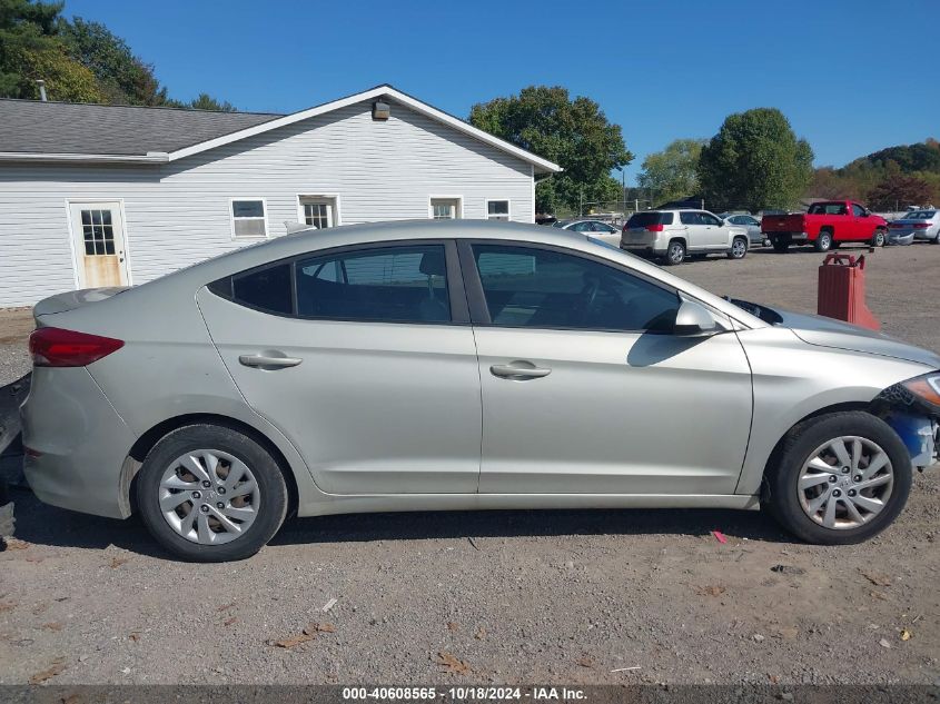 2017 Hyundai Elantra Se VIN: KMHD74LF9HU095646 Lot: 40608565