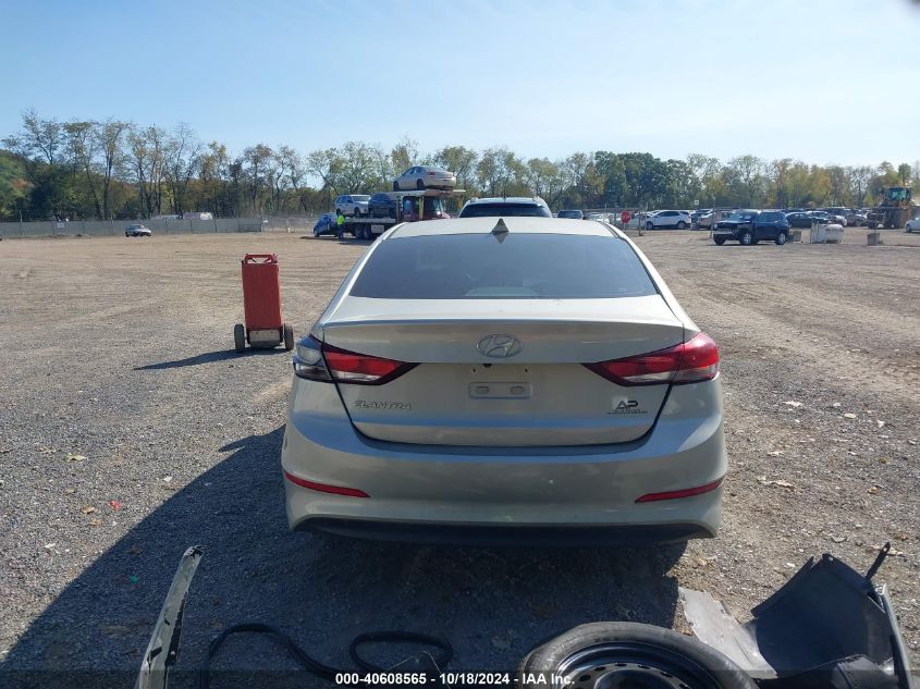 2017 Hyundai Elantra Se VIN: KMHD74LF9HU095646 Lot: 40608565