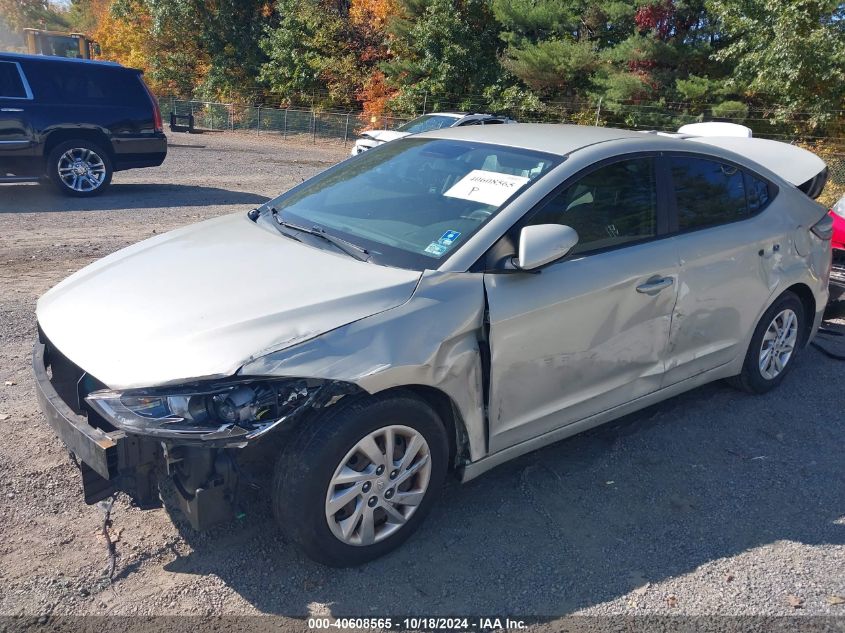 2017 Hyundai Elantra Se VIN: KMHD74LF9HU095646 Lot: 40608565