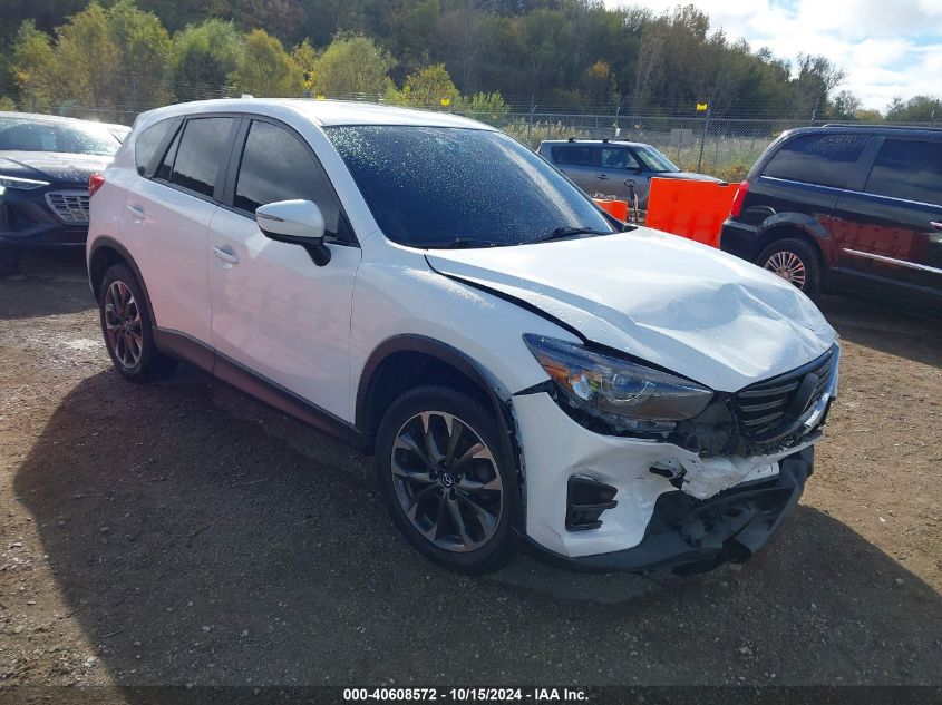 2016 Mazda Cx-5 Grand Touring VIN: JM3KE4DY3G0631327 Lot: 40608572