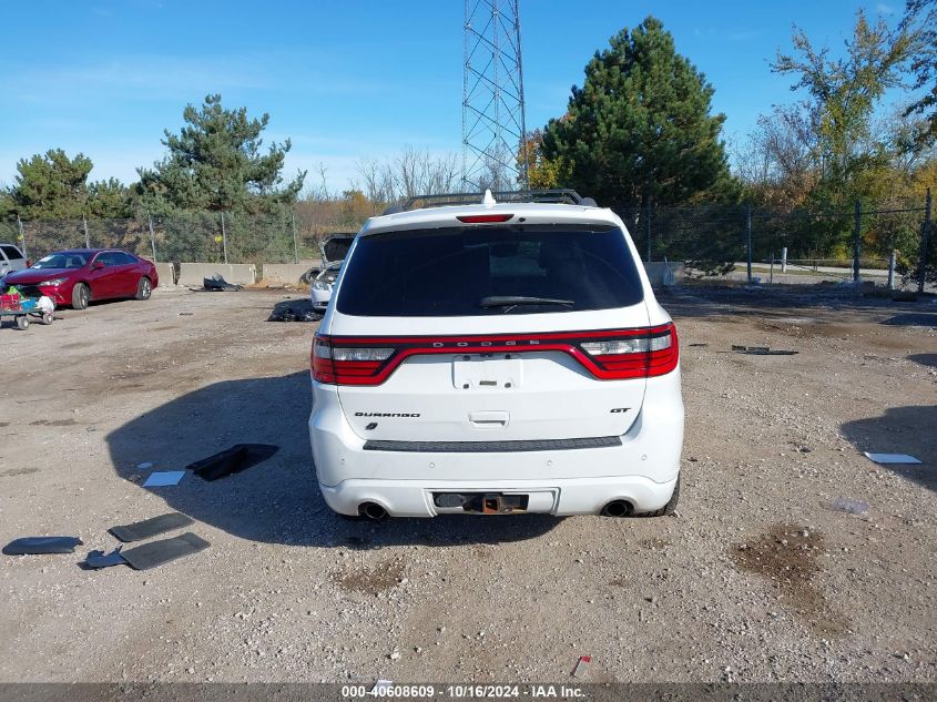 2018 Dodge Durango Gt Awd VIN: 1C4RDJDG6JC292200 Lot: 40608609