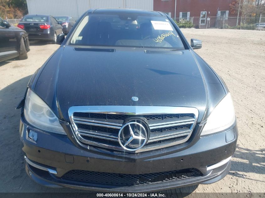 2012 Mercedes-Benz S 550 VIN: WDDNG7DB5CA437115 Lot: 40608614