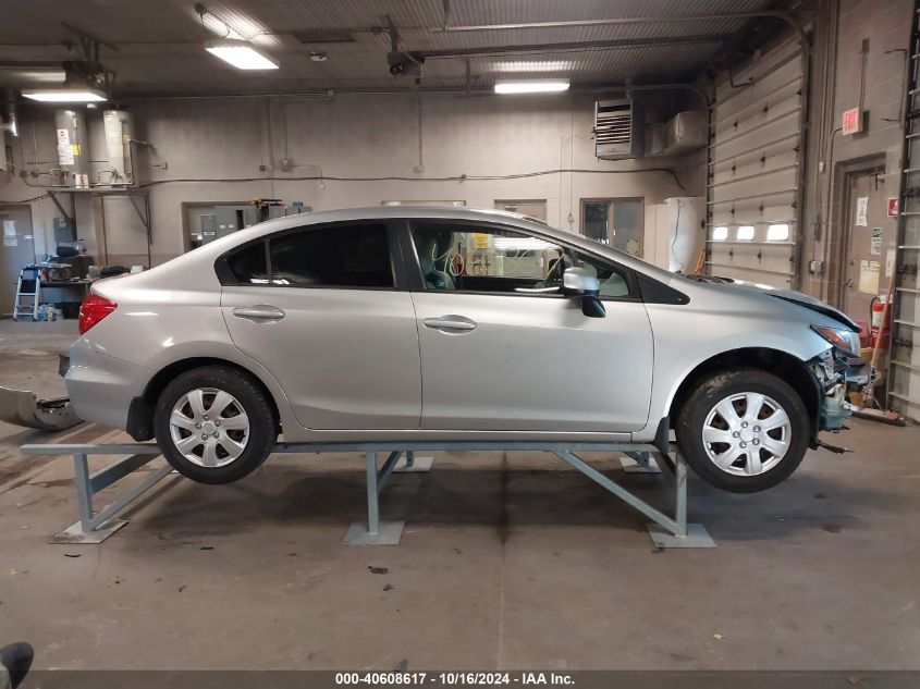 2012 Honda Civic Sdn Lx VIN: 19XFB2F57CE020194 Lot: 40608617