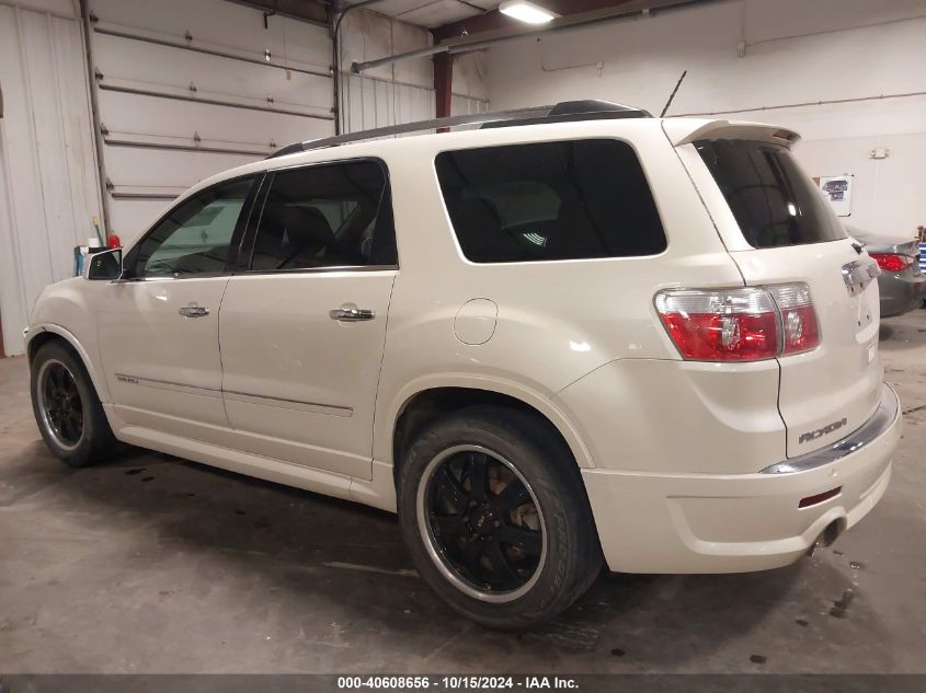 2012 GMC Acadia Denali VIN: 1GKKVTED8CJ312531 Lot: 40608656