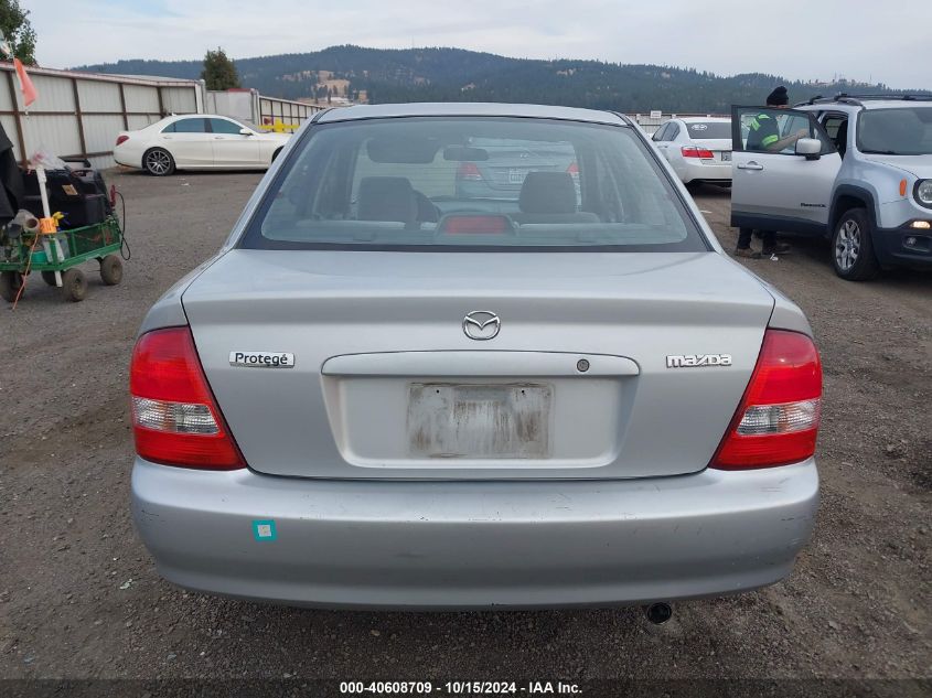 2000 Mazda Protege Dx/Lx VIN: JM1BJ2224Y0225999 Lot: 40608709