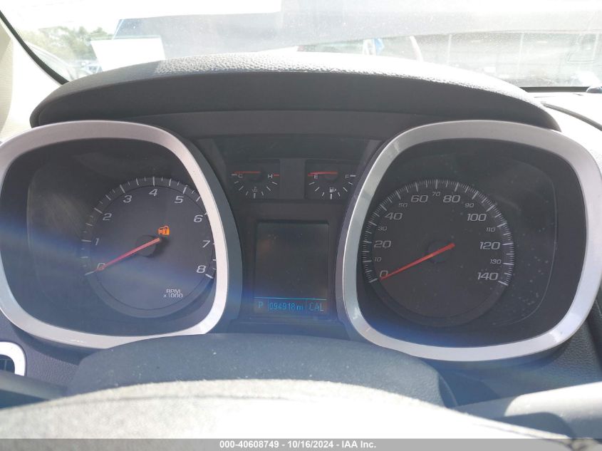 2012 Chevrolet Equinox 1Lt VIN: 2GNALDEK3C6166738 Lot: 40608749