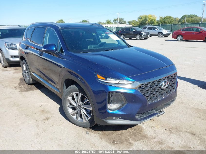 2020 Hyundai Santa Fe Limited VIN: 5NMS53AD2LH297547 Lot: 40608750