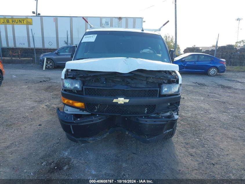 2022 Chevrolet Express Cargo Rwd 2500 Regular Wheelbase Wt VIN: 1GCWGAF7XN1291351 Lot: 40608767