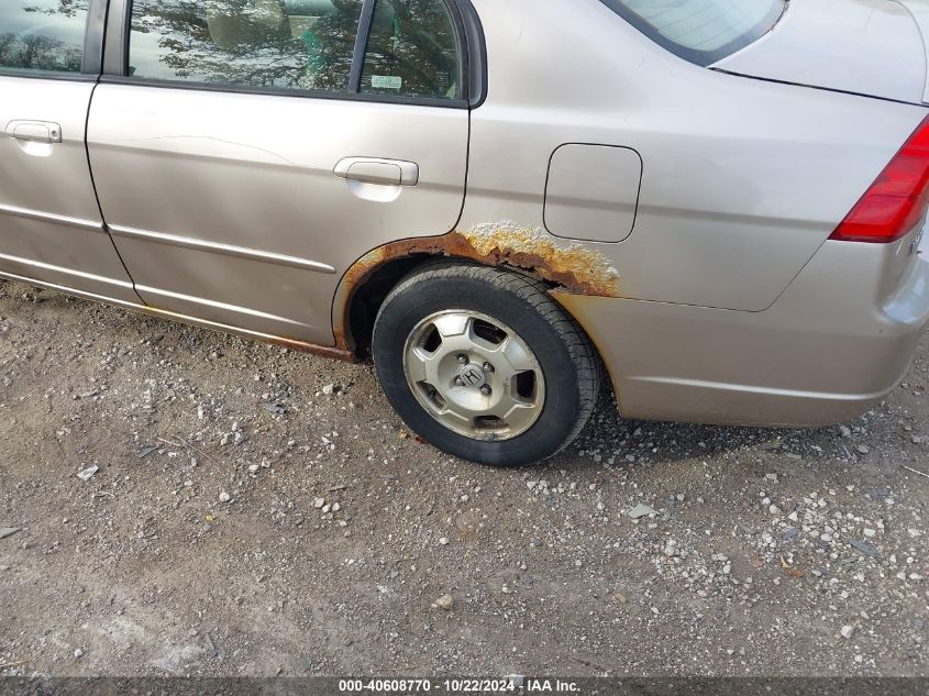 2003 Honda Civic Hybrid VIN: JHMES95623S015026 Lot: 40608770