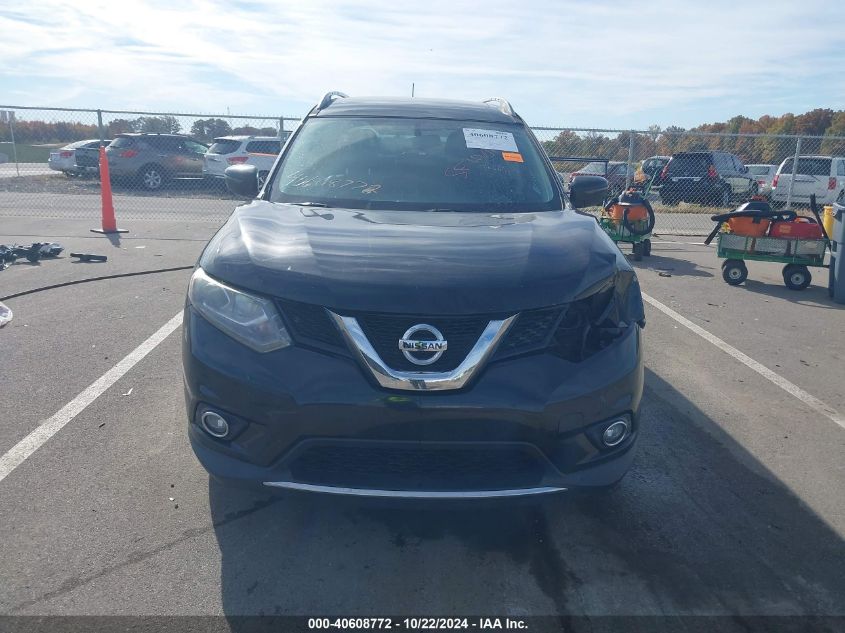 2016 Nissan Rogue Sl VIN: 5N1AT2MV7GC870670 Lot: 40608772