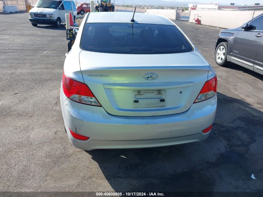 2013 Hyundai Accent Gls VIN: KMHCU4AEXDU433581 Lot: 40608805