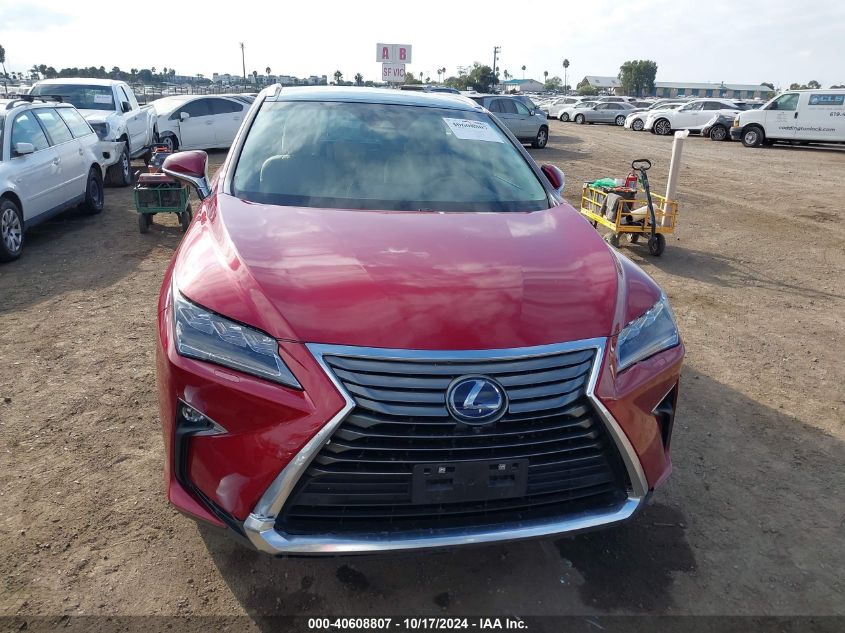 2019 Lexus Rx 450H VIN: 2T2BGMCA9KC038184 Lot: 40608807