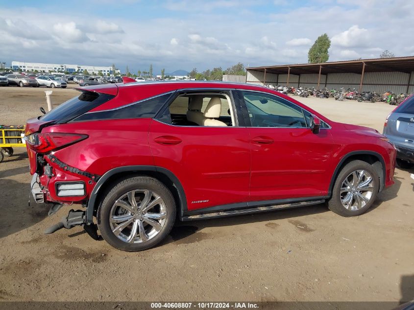 2019 Lexus Rx 450H VIN: 2T2BGMCA9KC038184 Lot: 40608807